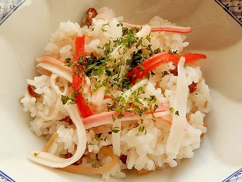 まな板なし!節分の豆の残りで❤エコな炊き込みご飯♪
